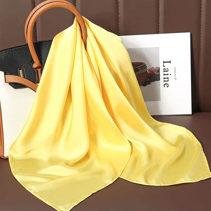 Luxury Solid Color Silk Square - Luxury Bags China recension och pris