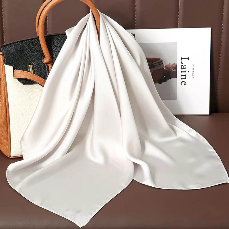Luxury Solid Color Silk Square - Luxury Bags China recension och pris