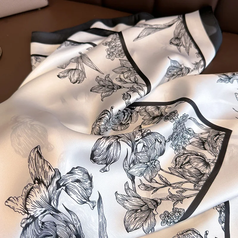 70*70cm Luxury Floral Print Si - Luxury Bags China recension och pris